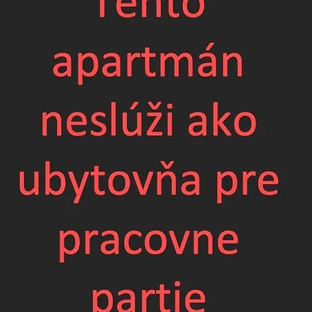 Dvojizbovy Utulny Lägenhet Oscadnica